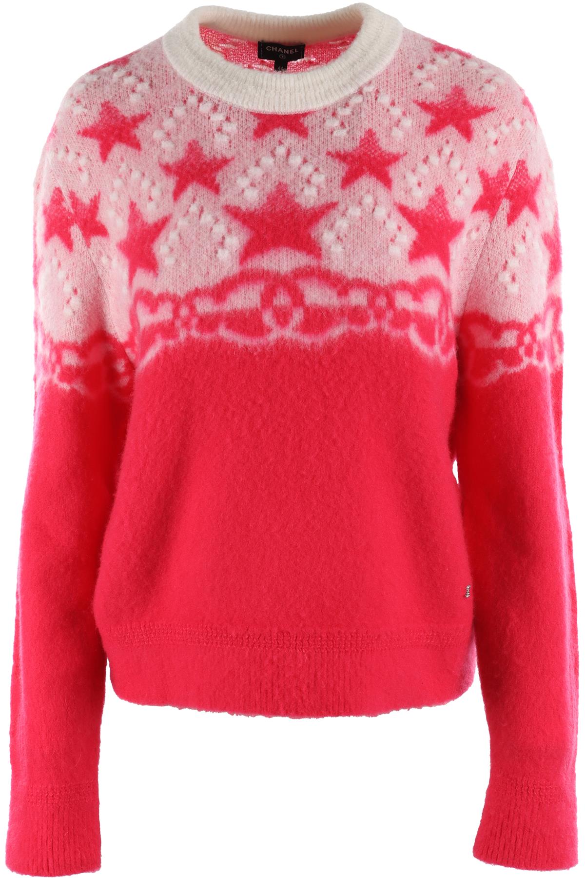 CHANEL 2023 PINK CASHMERE JUMPER FR 44 UK 16