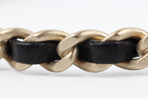 CHANEL BLACK 2012 CC CHAIN BRACELET