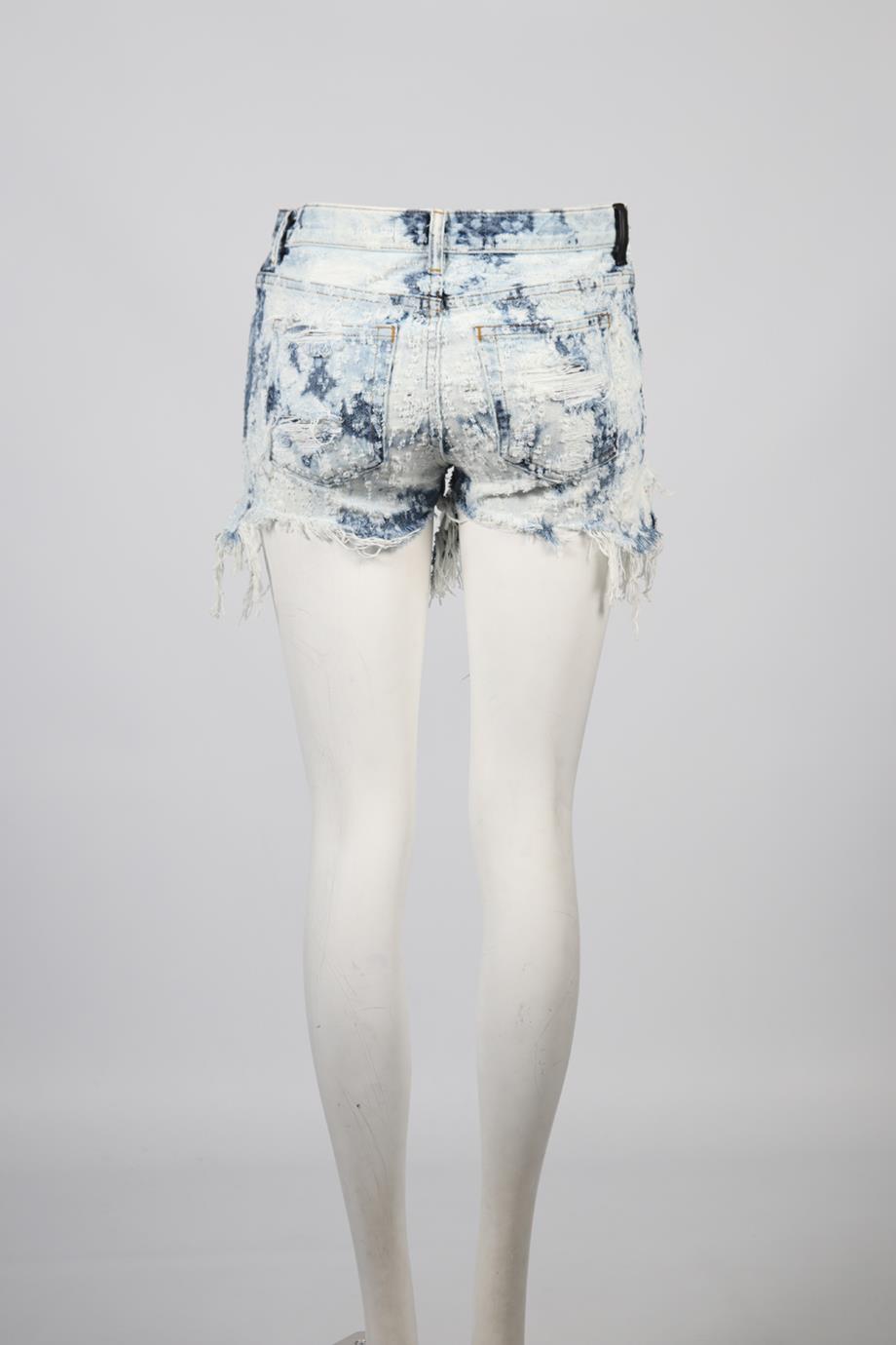 ALEXANDER WANG MID RISE DENIM SHORTS W25 UK 6-8