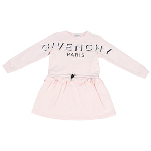 GIVENCHY PINK KIDS GIRLS COTTON DRESS 8 YEARS