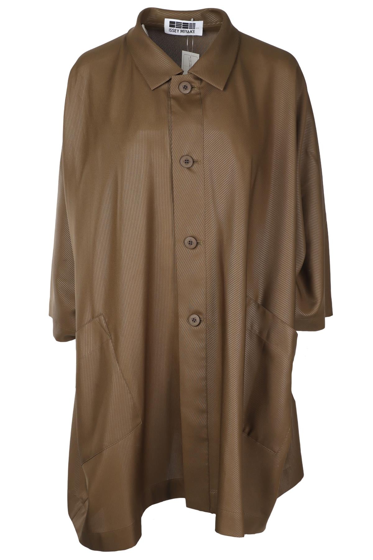 ISSEY MIYAKE 132 5. GREEN WOVEN JACKET ONE SIZE