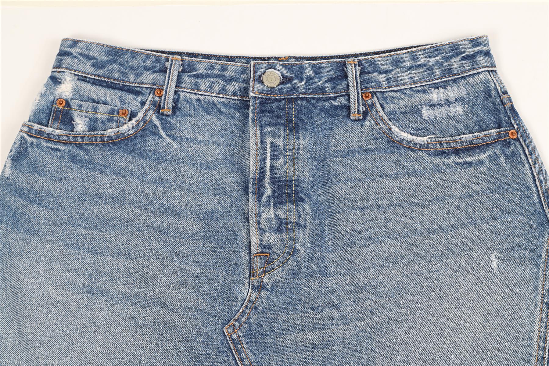 GRLFRND DENIM MINI SKIRT W30 UK12