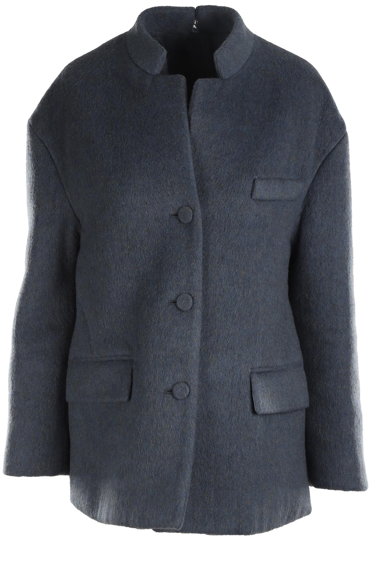 GUCCI BLUE WOOL JACKET IT 40 UK 8