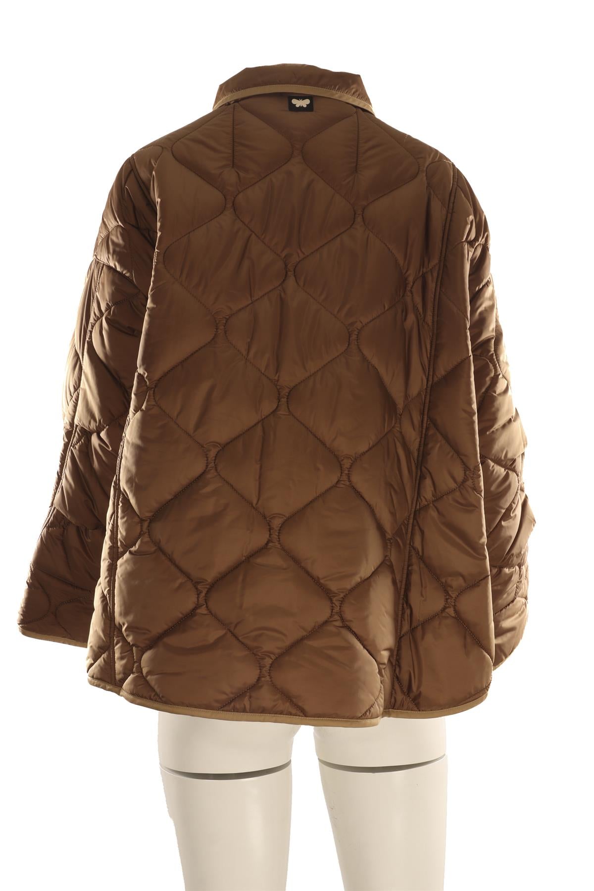 WEEKEND MAX MARA BROWN PADDED SHELL JACKET UK 12