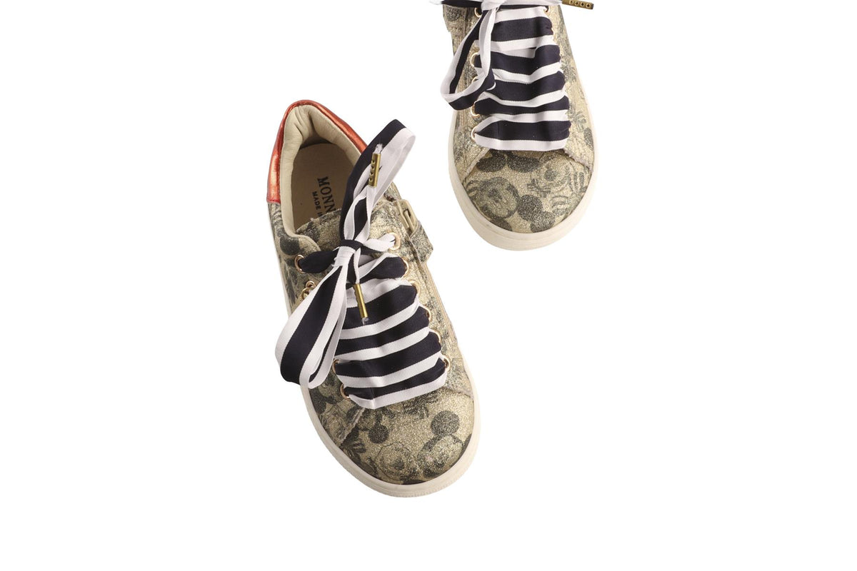 MONNALISA METALLIC KIDS GIRLS SNEAKERS EU 28 UK 10 US 11