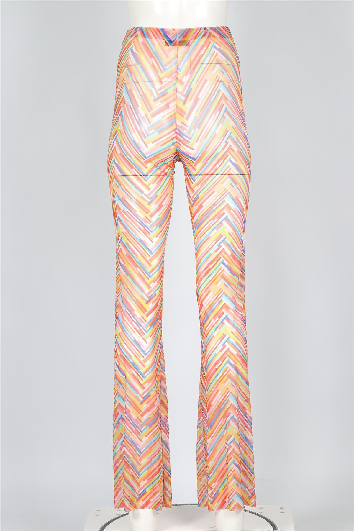 MISSONI MULTI MESH FLARED PANTS IT 38 UK 6