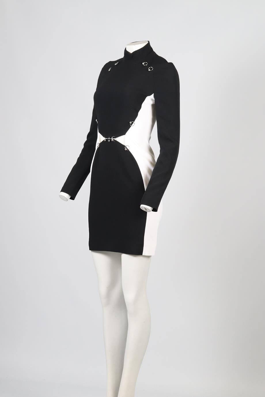 MUGLER CREPE MINI DRESS FR 36 UK 8