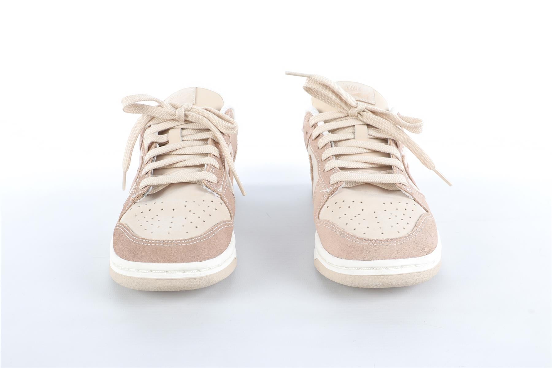 NIKE BEIGE DUNK LOW SANDDRIFT HEMP SNEAKERS EU 38.5 UK 5 US 7.5