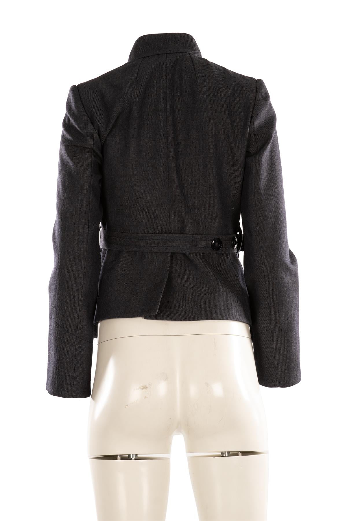MARC JACOBS NAVY WOOL JACKET US 4 UK 8