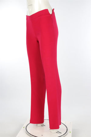 GUCCI 2013 PINK SILK STRAIGHT LEG PANTS IT 38 UK 6