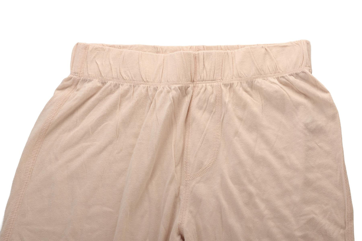 ETERNE PINK COTTON STRAIGHT LEG PANTS SMALL