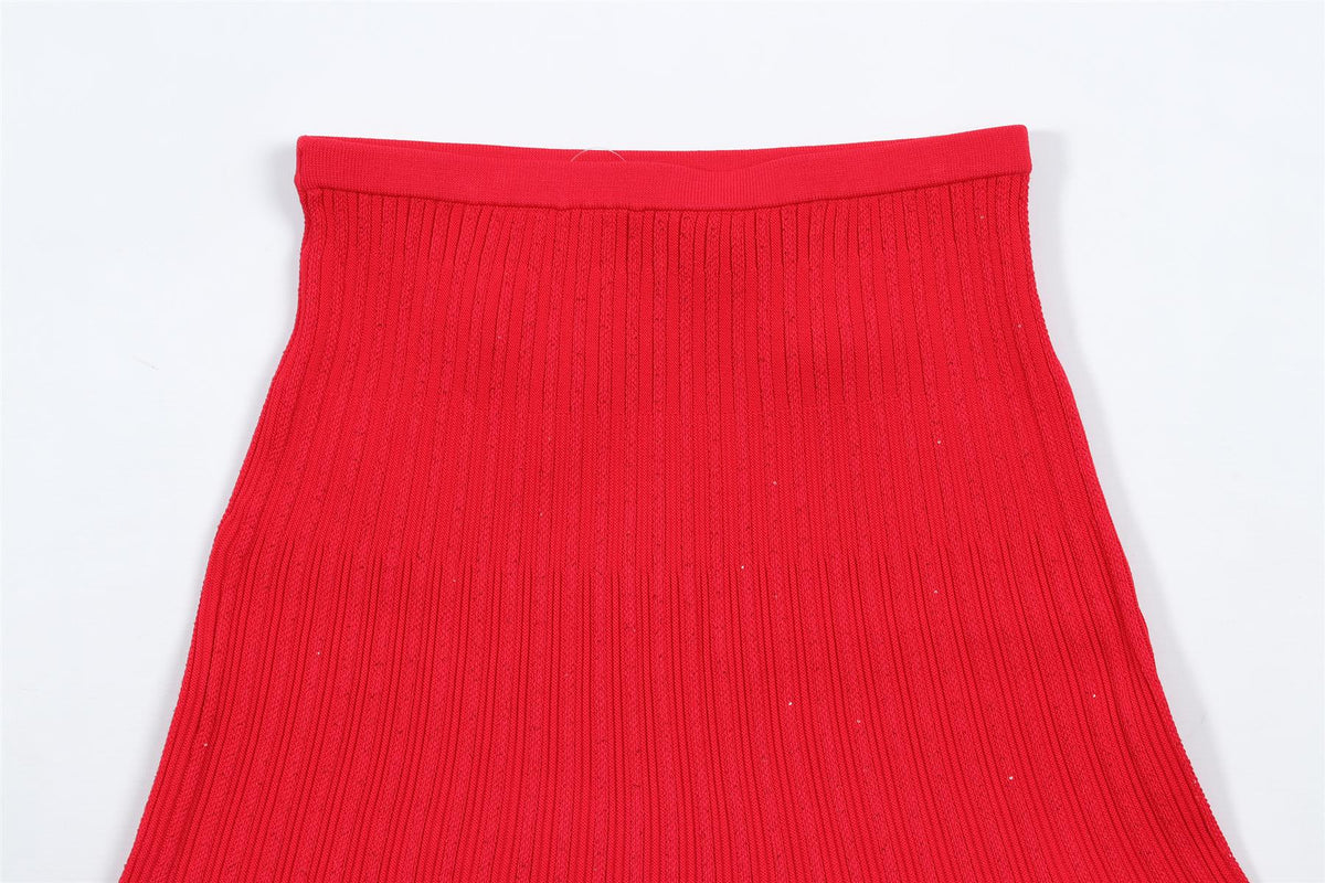SELF-PORTRAIT RED KIDS GIRLS SKIRT 10-12 YEARS