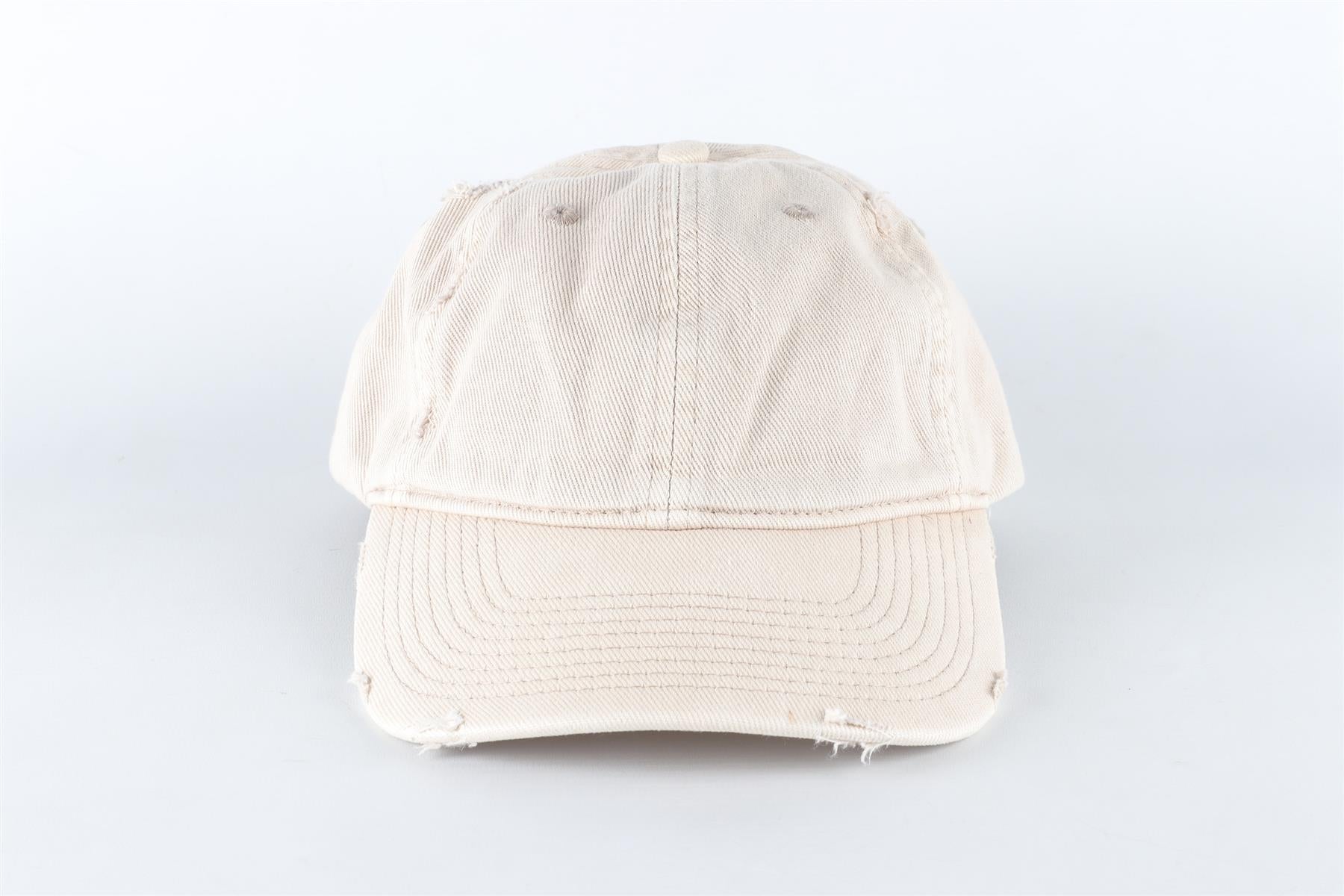 SKIMS TAUPE COTTON BASEBALL CAP ONE SIZE