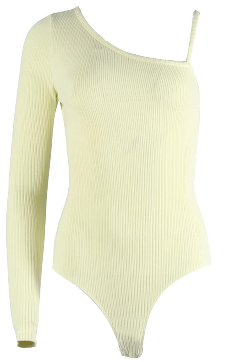 AGOLDE COTTON BLEND BODYSUIT SMALL