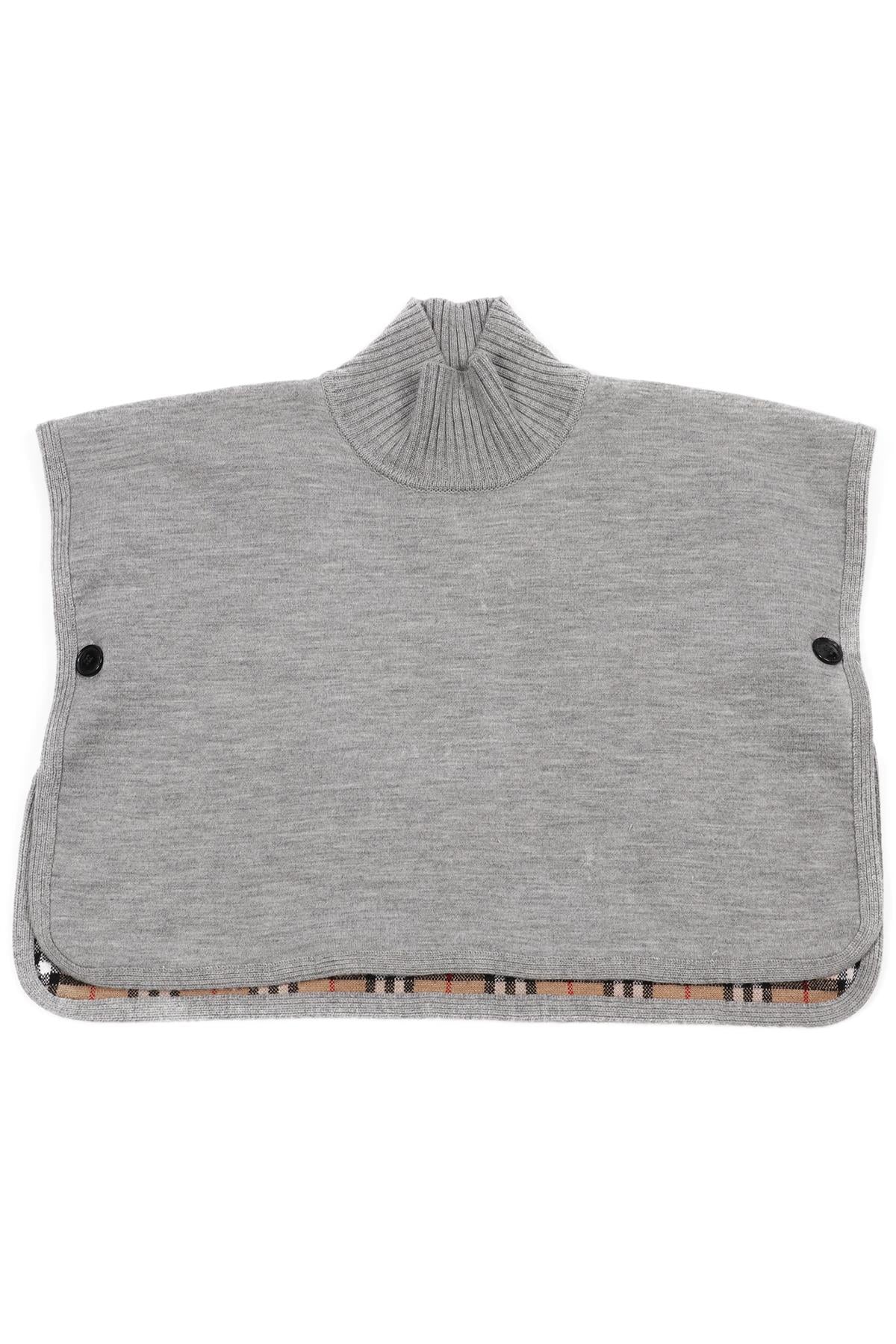 BURBERRY KIDS GIRLS WOOL PONCHO 8 YEARS