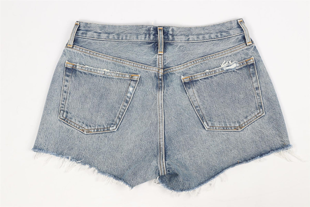 AGOLDE HIGH RISE DENIM SHORTS W27 UK 8-10