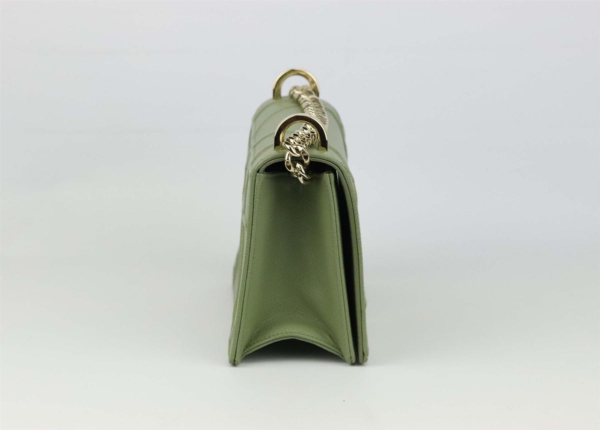 CHRISTIAN DIOR DIORAMA SMALL LEATHER SHOULDER BAG