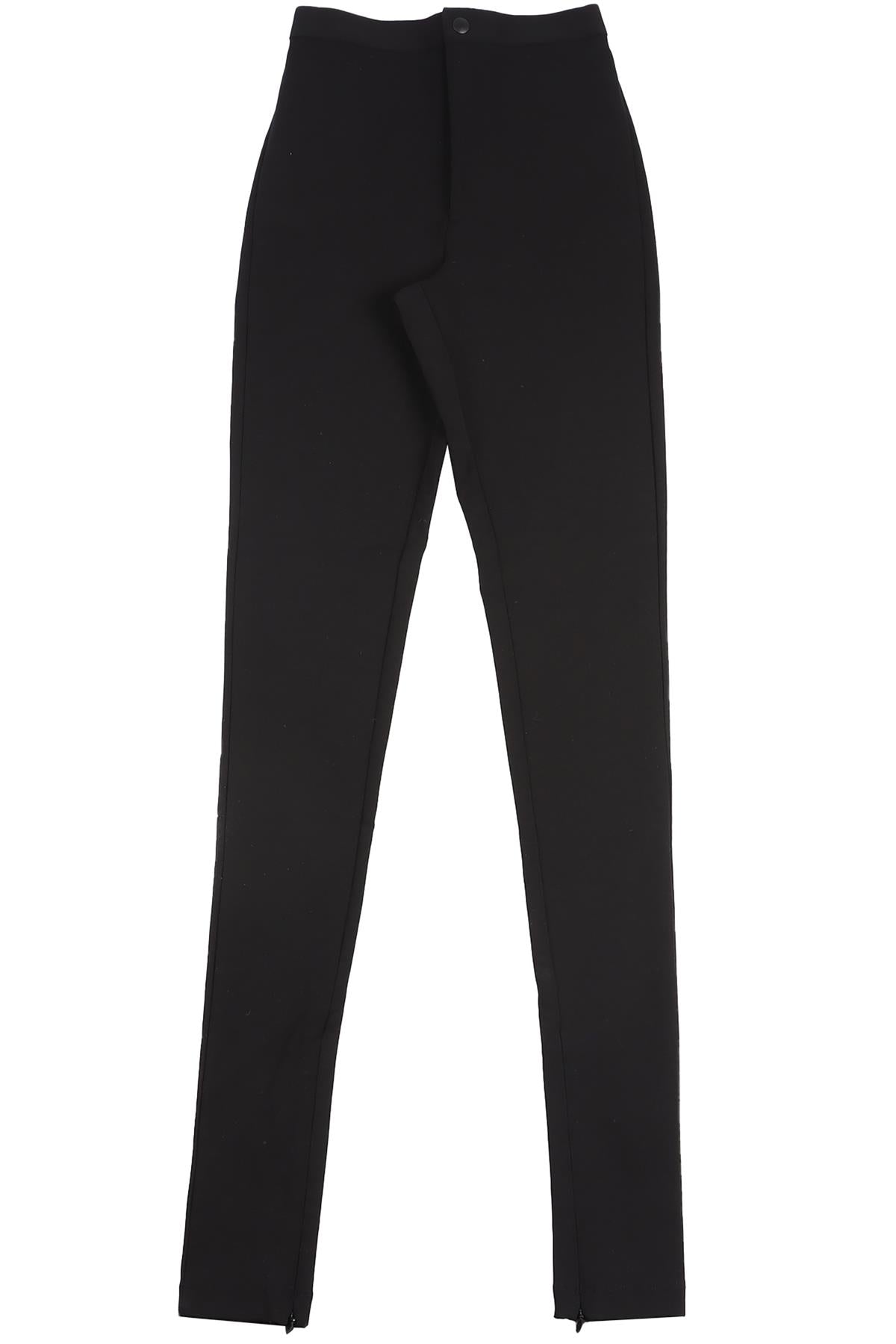 WARDROBE NYC + HAILEY BIEBER BLACK JERSEY SKINNY PANTS XSMALL
