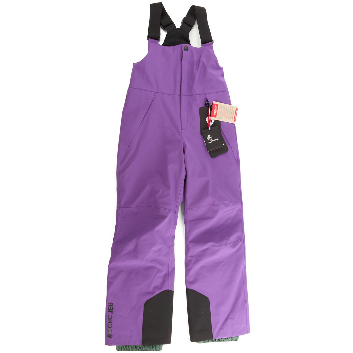 MONCLER PURPLE KIDS GIRLS SALOPETTES 12 YEARS