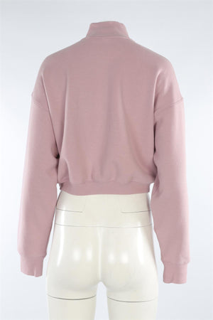 SKIMS PINK COTTON SWEATSHIRT MEDIUM