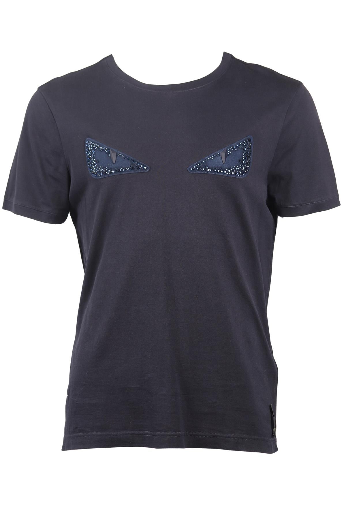 FENDI MEN'S COTTON T-SHIRT LARGE
