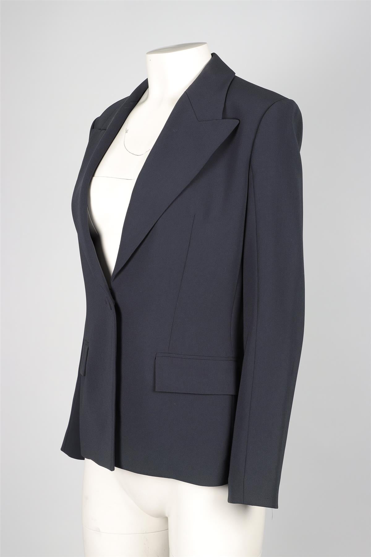 THEORY NAVY CREPE BLAZER US 8 UK 12