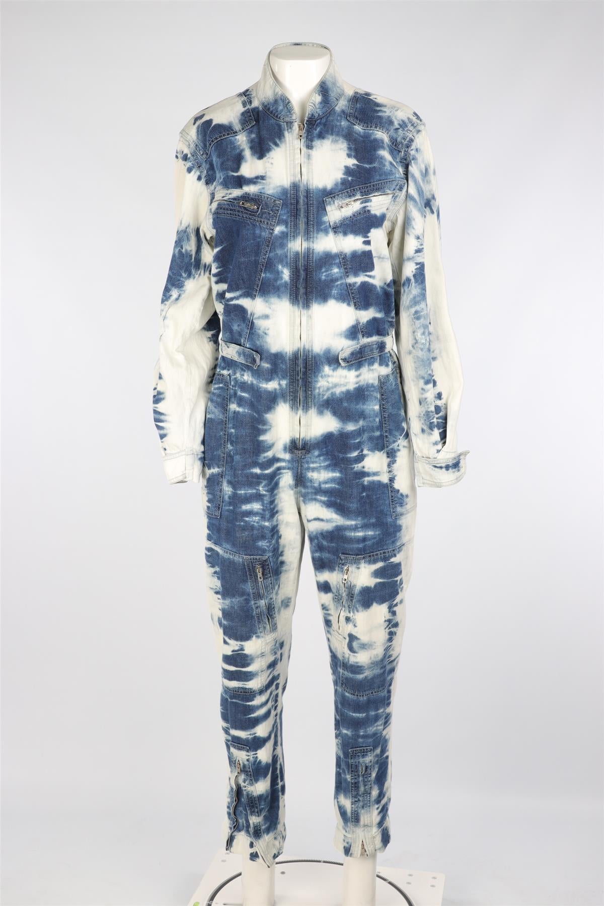 STELLA MCCARTNEY BLUE DENIM JUMPSUIT FR 40 UK 12