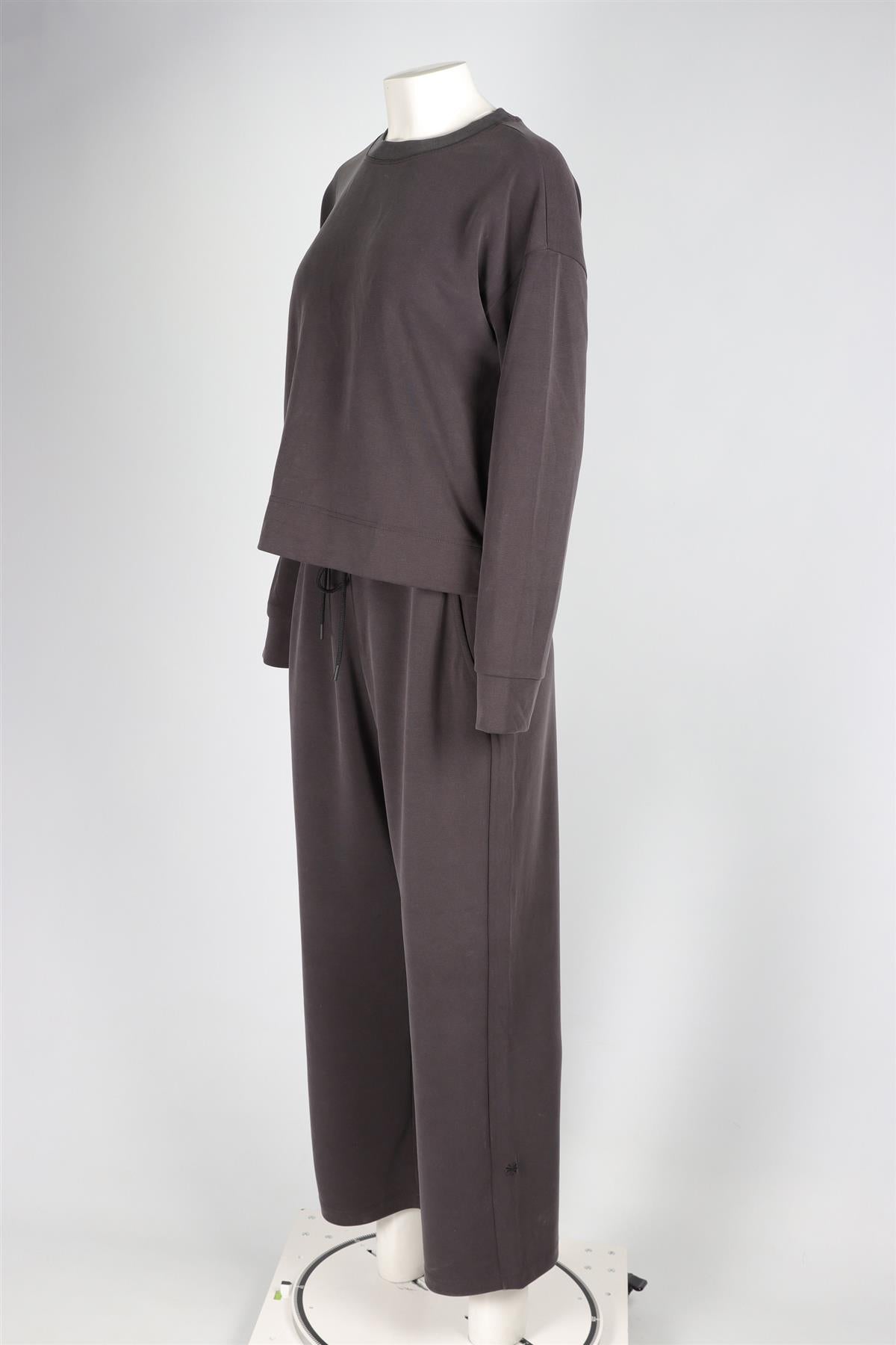 ATHLETA GREY MODAL SWEATSHIRT AND PANTS SET LARGE