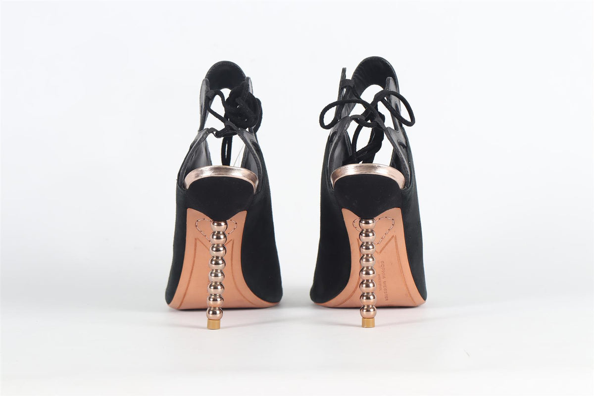 SOPHIA WEBSTER SUEDE SANDALS EU 38.5 UK 5.5 US 8.5