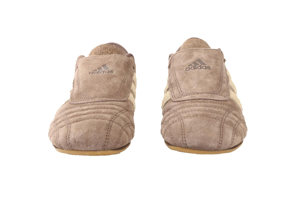 ADIDAS BROWN TAEKWONDO EARTH STRATA WHITE GUM SNEAKERS