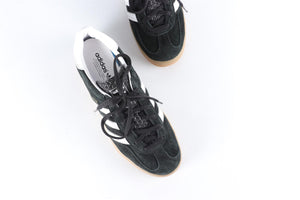 ADIDAS BLACK GAZELLE CORE BLACK WHITE SNEAKERS EU 39 1/3 UK 6 US 6.5