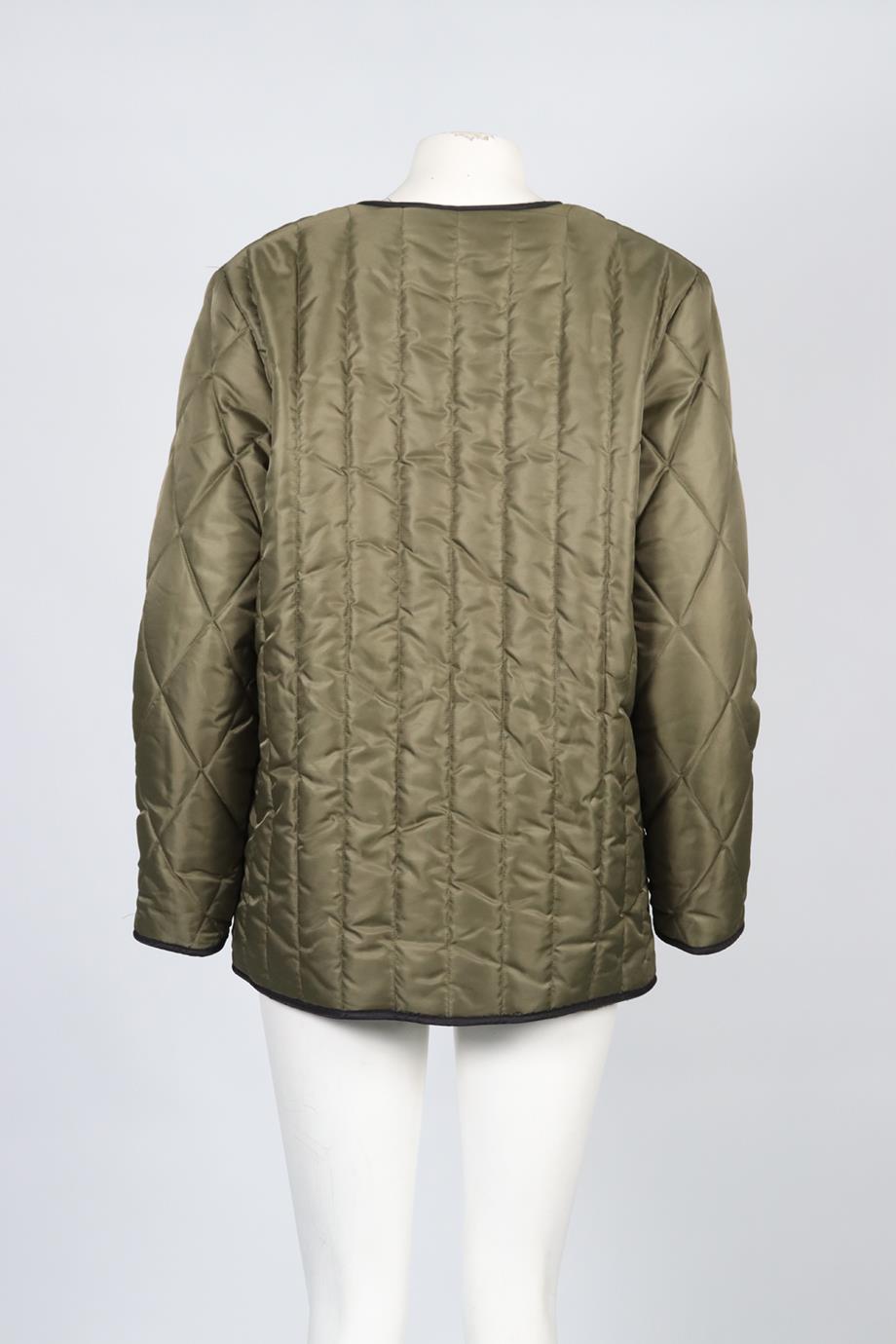 THE KOOPLES REVERSIBLE FAUX FUR AND SHELL JACKET UK 12