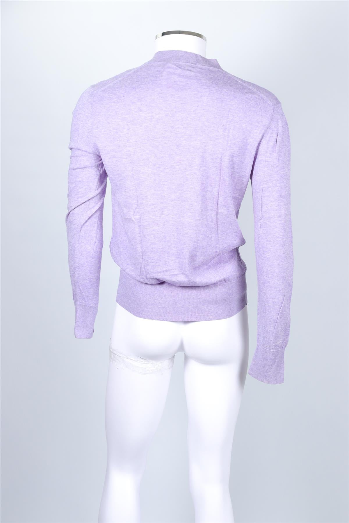 TOM FORD PURPLE MEN'S COTTON SWEATER IT 48 UK/US 38