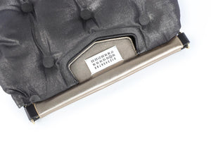 MAISON MARGIELA NAVY GLAM SLAM FABRIC CLUTCH