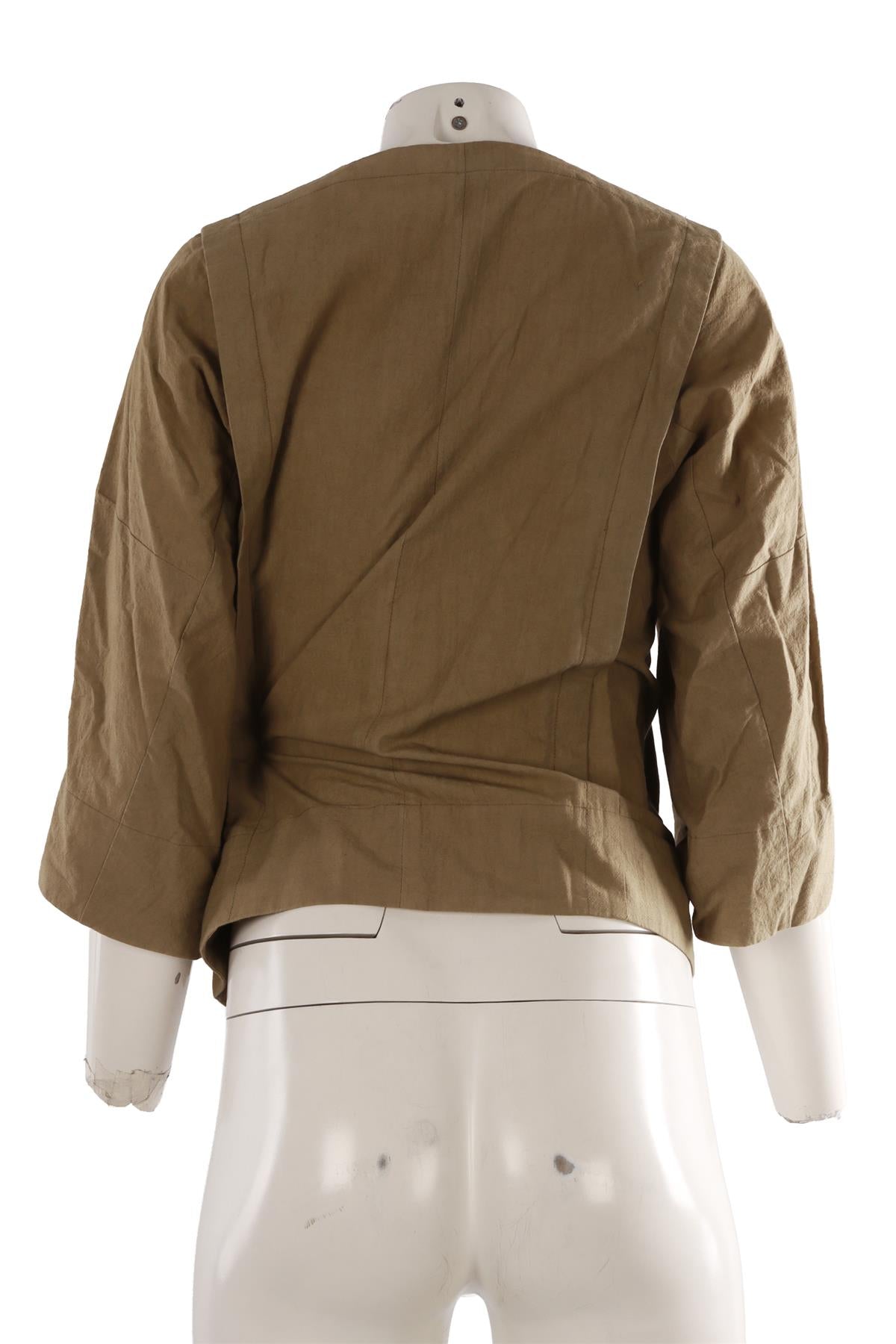 KHAKI COTTON TOP