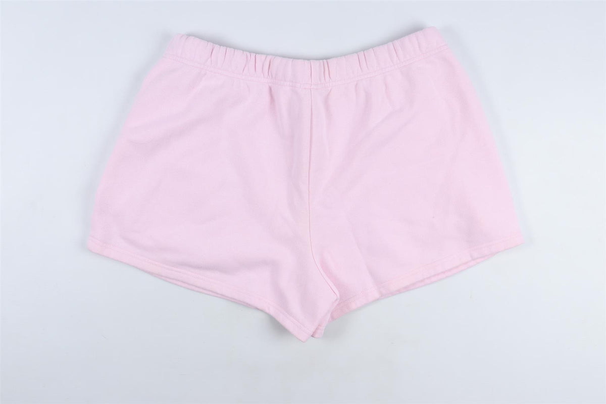 SKIMS PINK COTTON SHORTS LARGE