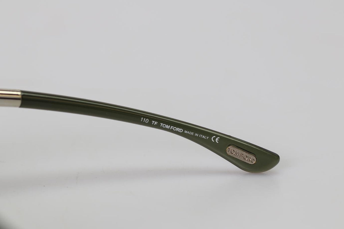 TOM FORD SQUARE FRAME ACETATE SUNGLASSES