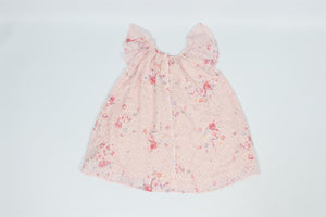 LOVESHACKFANCY PINK KIDS GIRLS SILK BLEND DRESS 3-4 YEARS