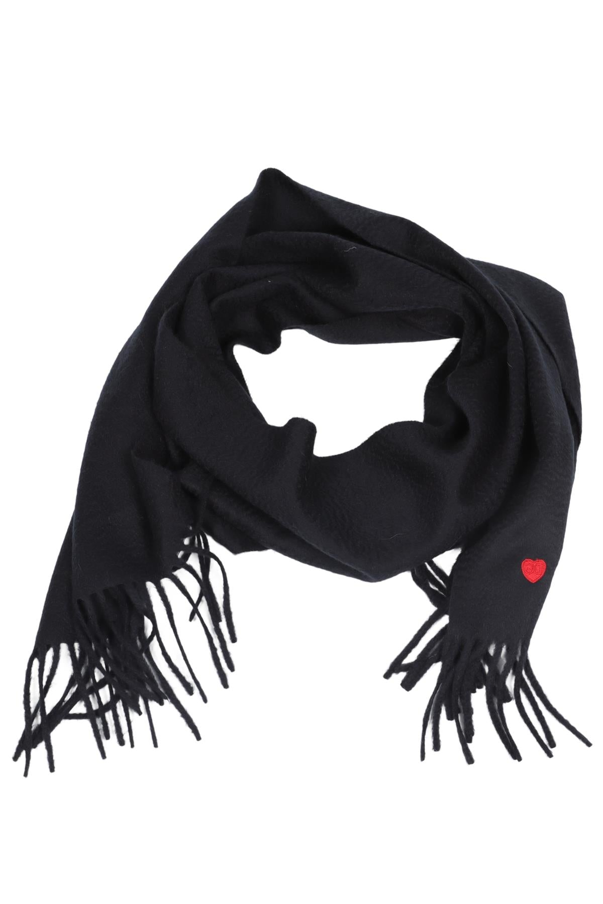 DOLCE & GABBANA NAVY CASHMERE SCARF