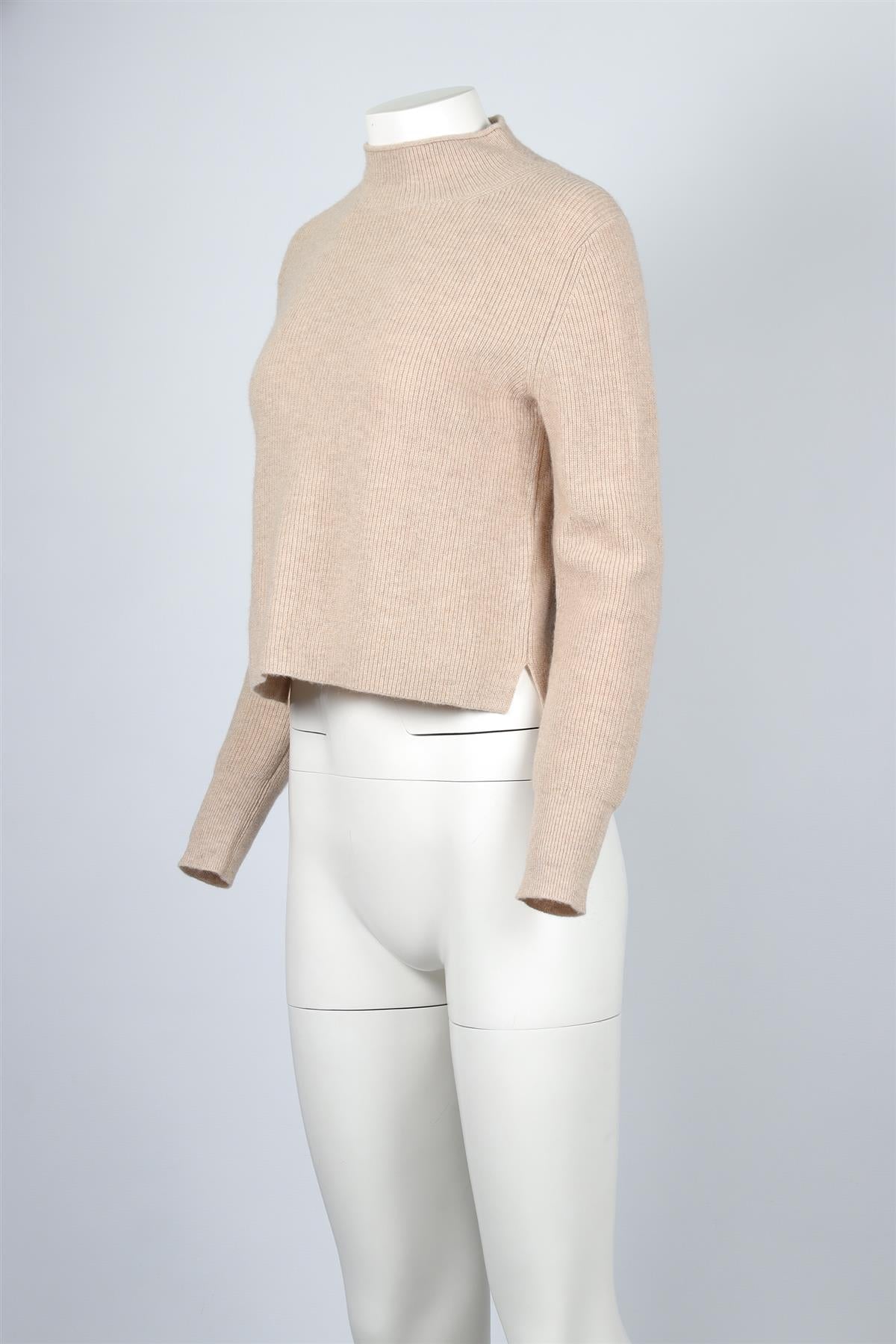 NAKED CASHMERE TAN CASHMERE JUMPER XSMALL