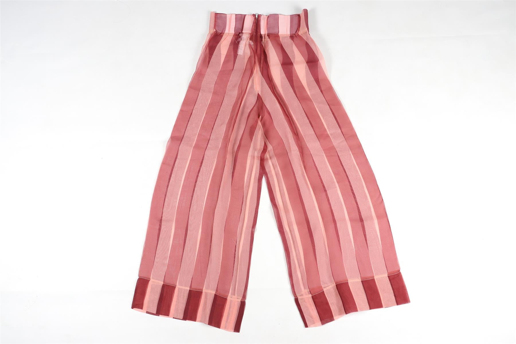 LA PERLA PINK SILK PANTS IT 42 UK 10