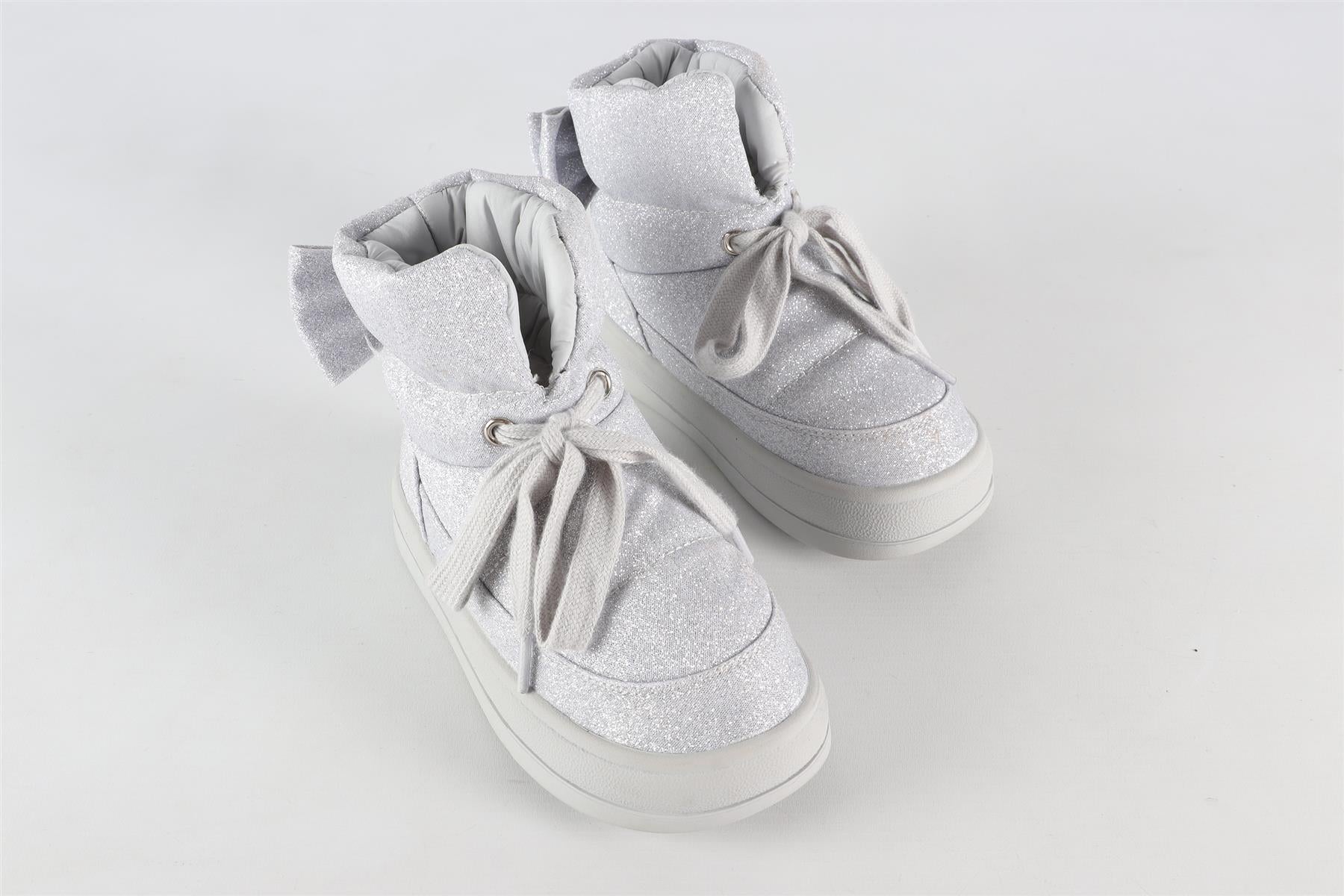 MONNALISA SILVER KIDS GIRLS BOOTS EU 28 UK 10 US 11