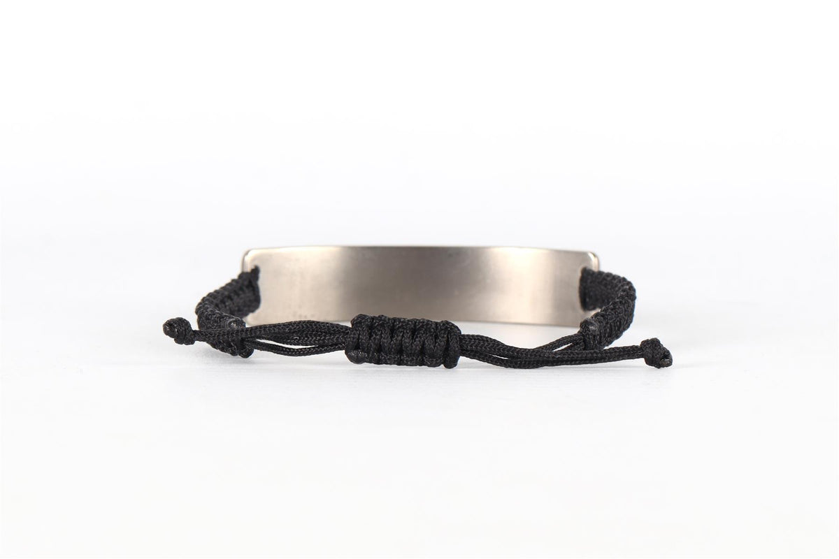 Diane Kordas Black Evil Eye Diamond and Titanium Bracelet