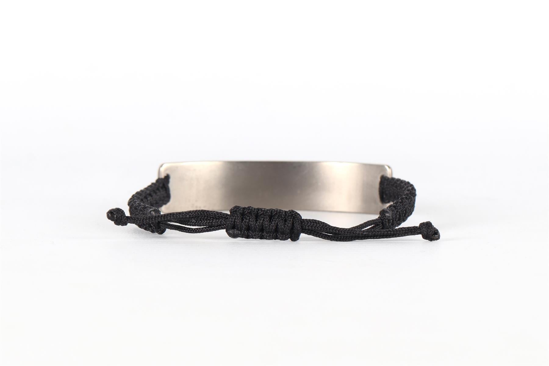 Diane Kordas Black Evil Eye Diamond and Titanium Bracelet
