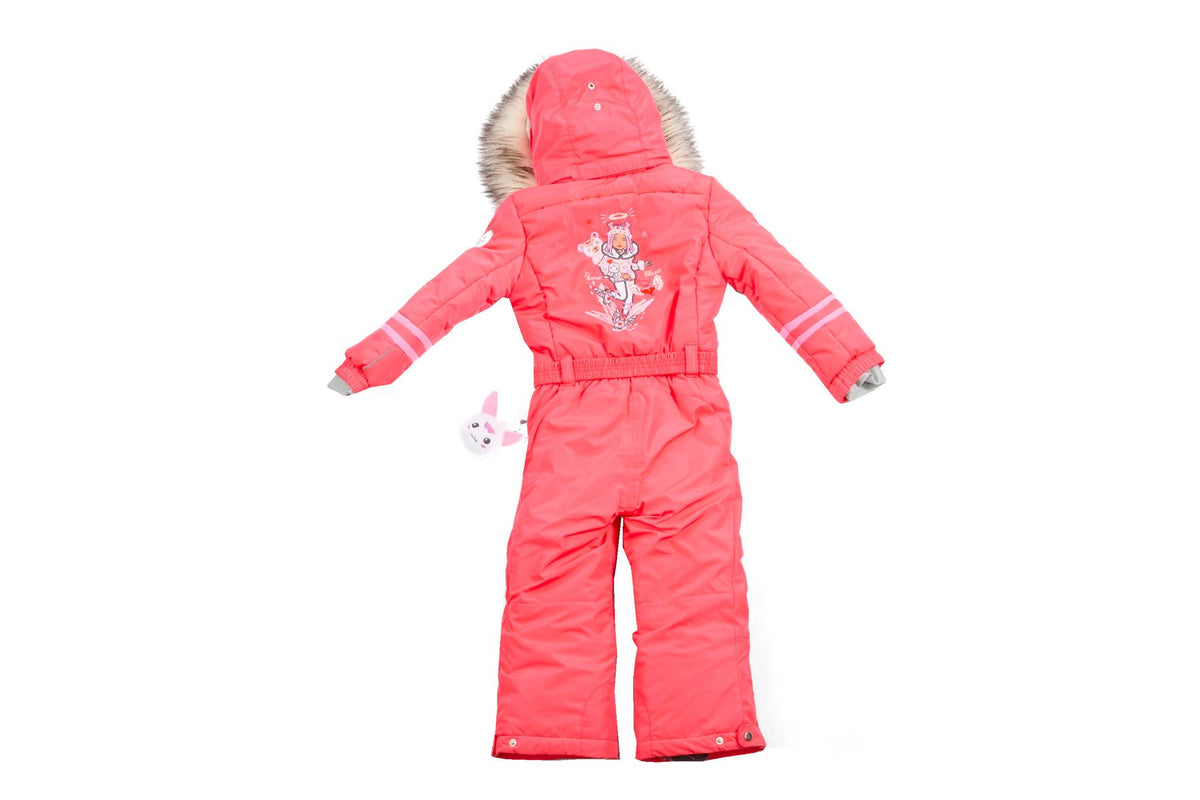 POIVRE BLANC RED KIDS GIRLS SKI SUIT 4 YEARS
