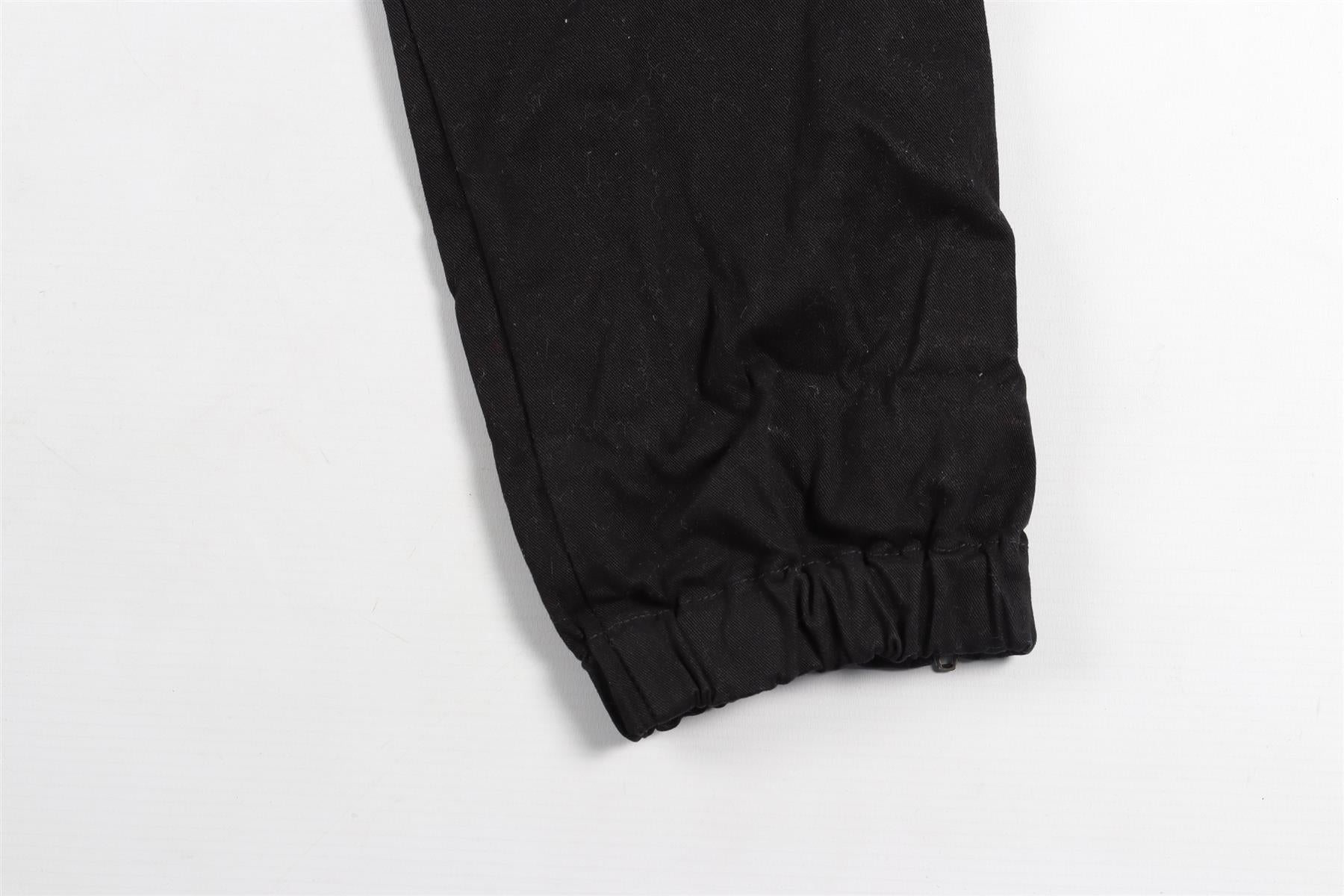 NILI LOTAN BLACK COTTON TAPERED PANTS W25 UK 6-8
