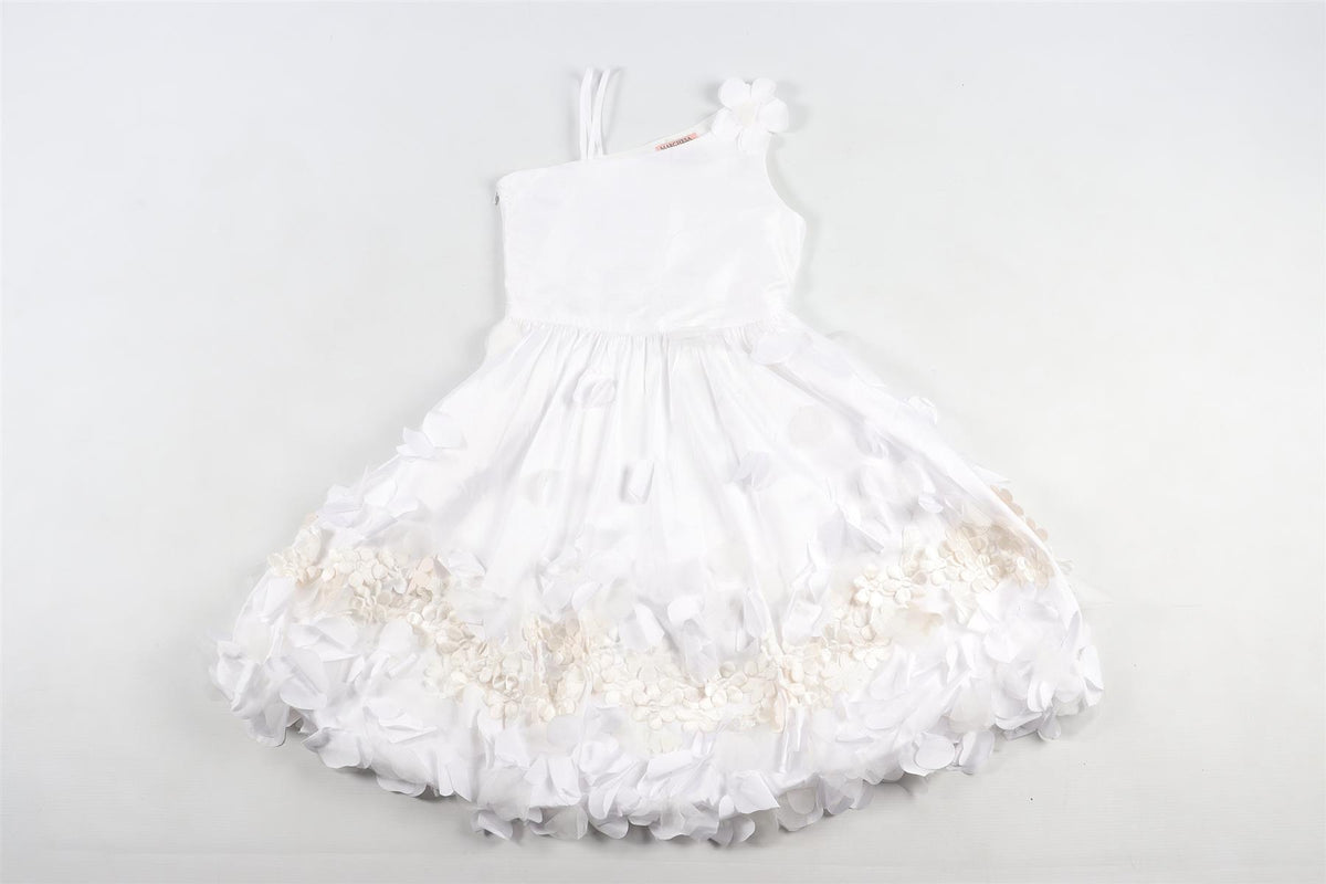 MARCHESA NOTTE WHITE KIDS GIRLS DRESS 10 YEARS