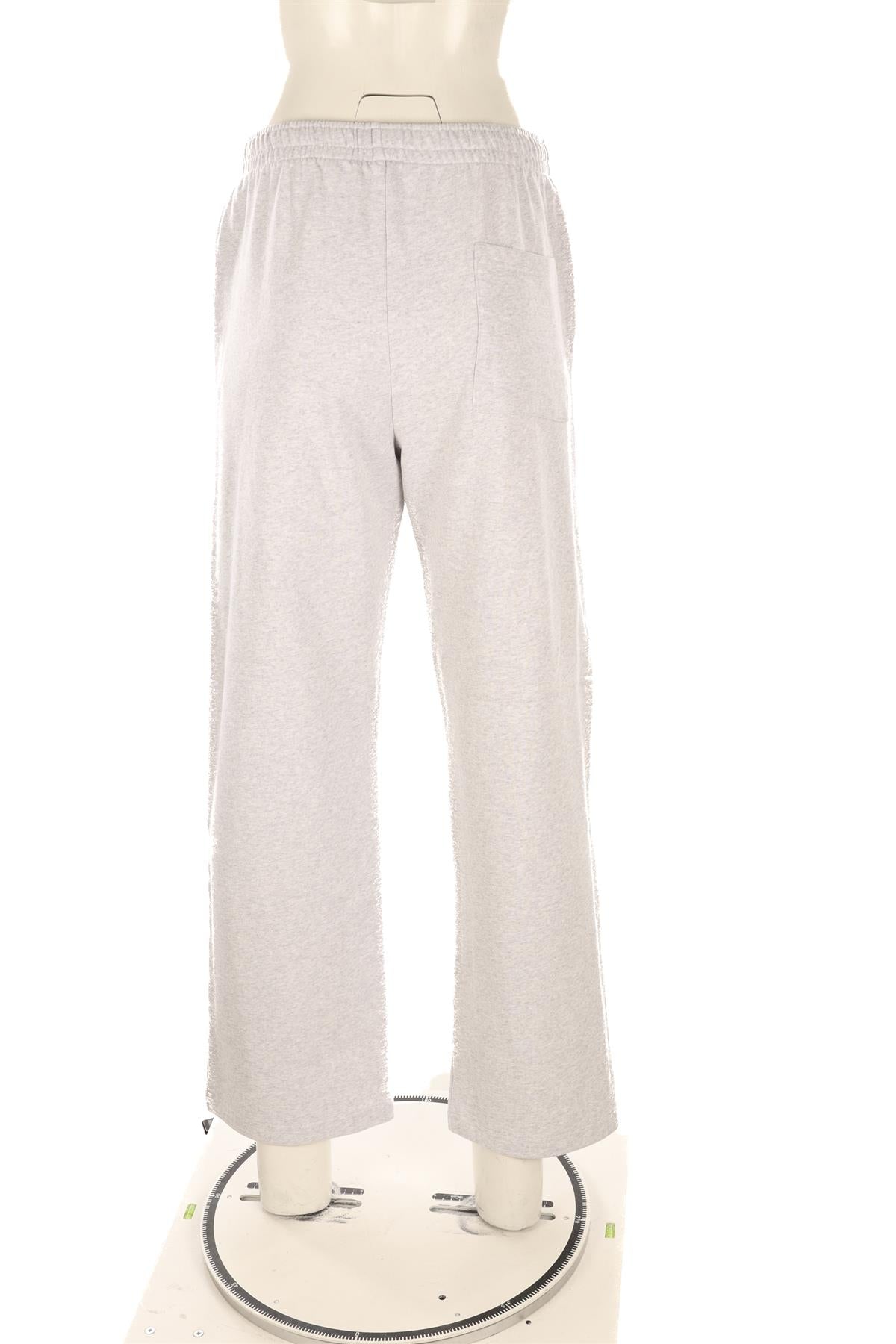 SPORTY & RICH GREY COTTON TRACK PANTS SMALL