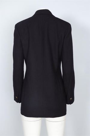 POLO RALPH LAUREN NAVY WOOL BLAZER UK 4