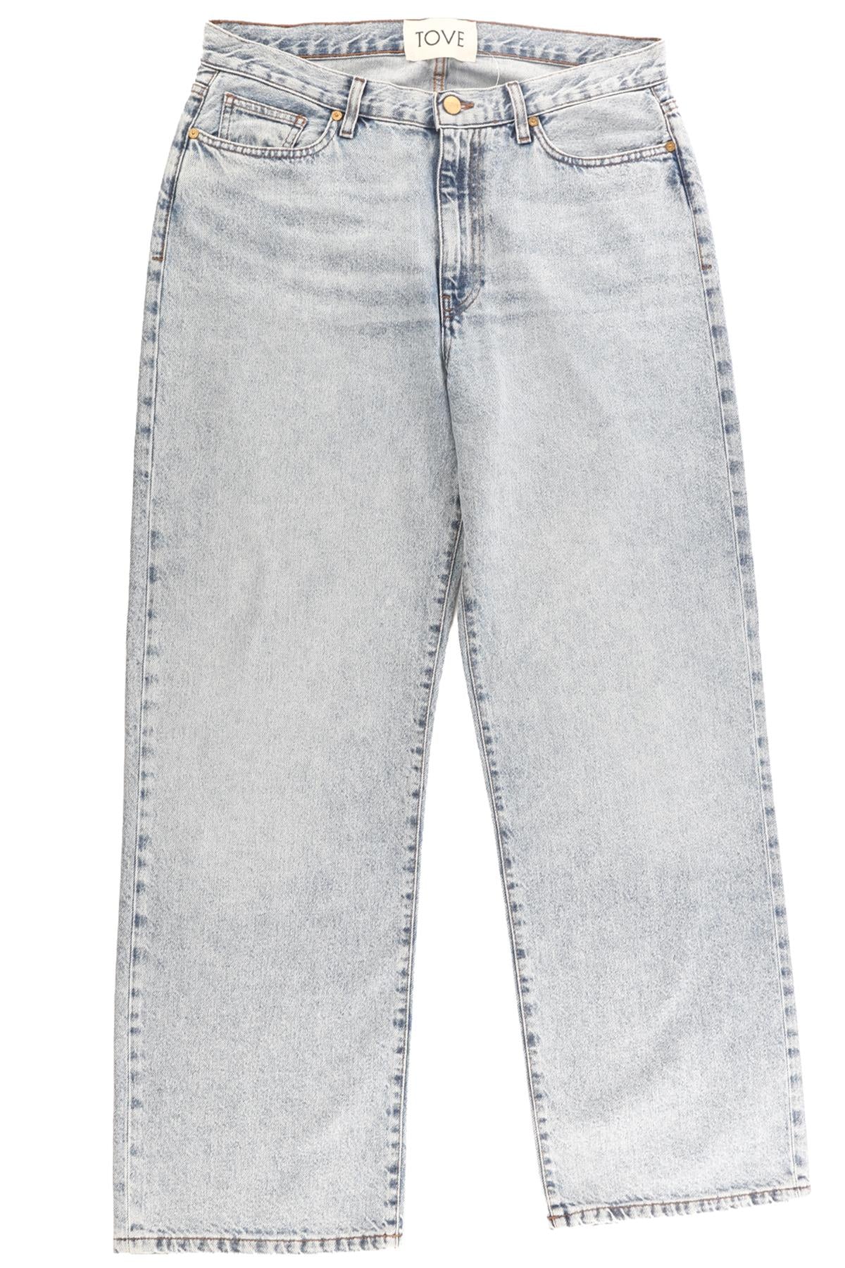 TOVE BLUE DENIM HIGH WAISTED JEANS W31 UK 12-14